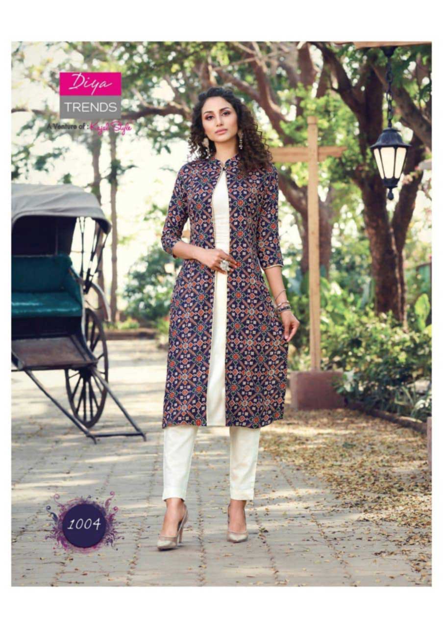 Diya Scarlett Vol-1 Shrug Kurti Manufacturer Diya Scarlett Vol-1 Shrug Kurti Manufacturer